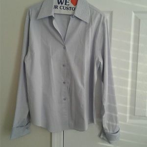 Button-down Shirt Size XL (Fitted) : Ice Blue